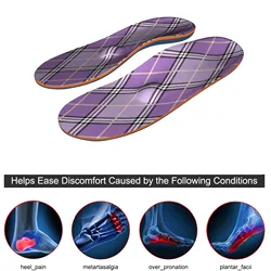 Flat Feet Template Orthopedics Inserts Arch Support-Best Heated Insoles Sneakers Running Plantar Fasciitis Orthotics Heel Spurs
