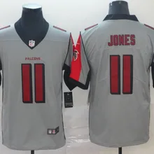 Сшитый для мужчин, Atlanta Matt Ryan Julio Jones Desmond Trufant Devonta Freeman Falcons Green Salute Jersey