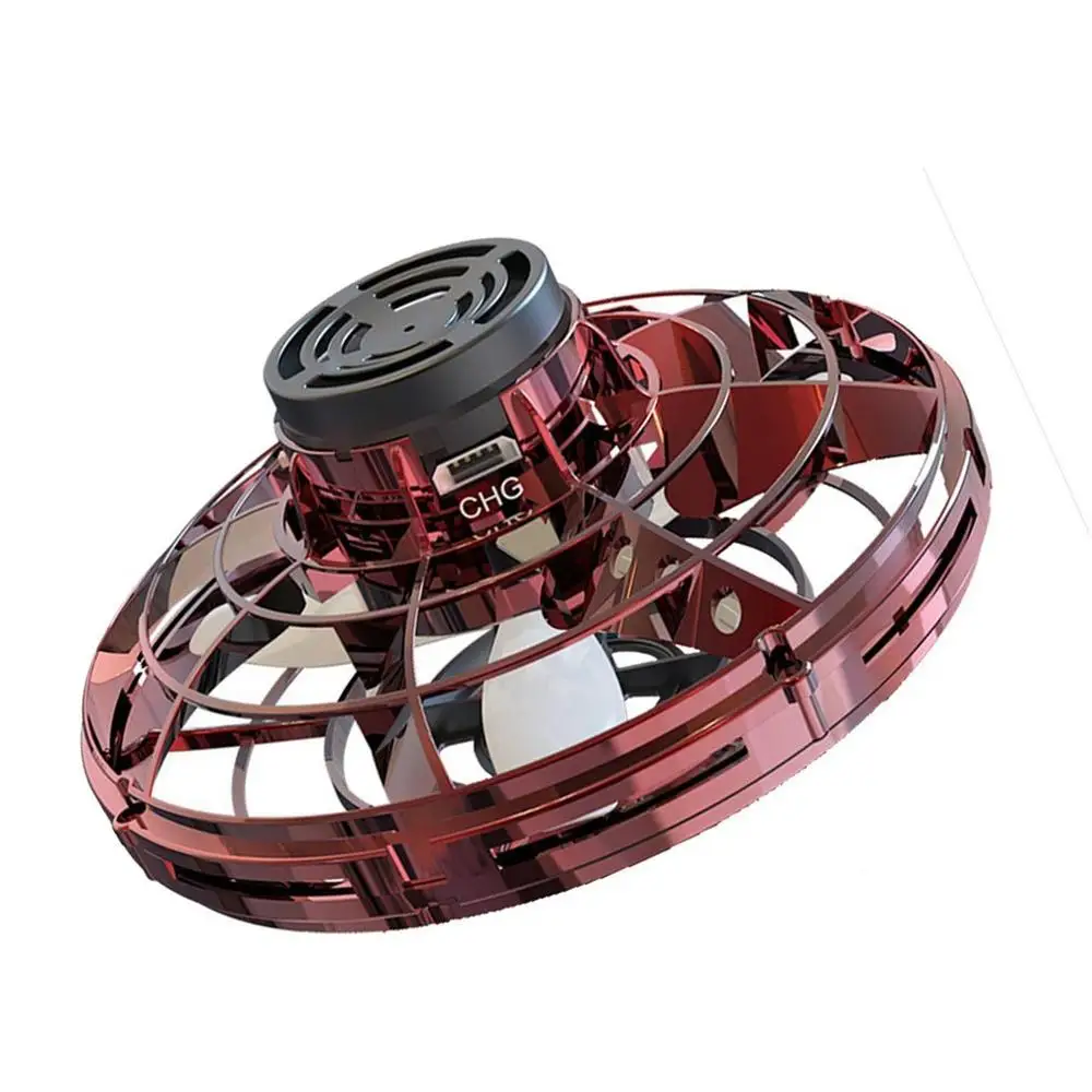 

FlyNova FXQ-01 Mini Fingertip Rolling LED Fidget Finger Spinner Flying Gyro Rotator Drone Autism Anxiety Stress Release Toy