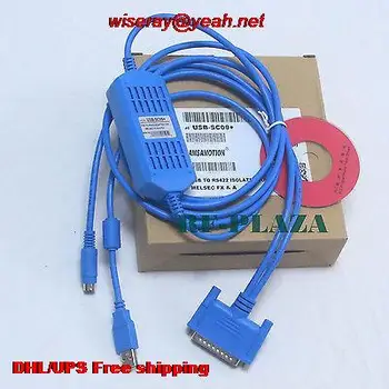 

DHL/EMS 10pcs Programming cable USB-SC09 for MESLEC FX A USB RS422 win10/8/7 vista-A5