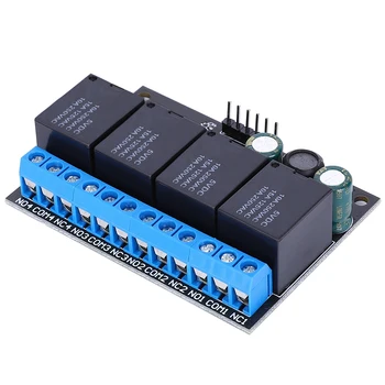 

12V 4-Channel Relay Module Bistable Self-Locking Relay Module Low Level Control Switch SL35B04