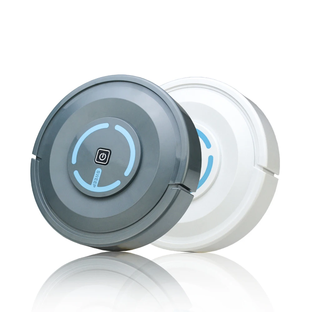 

Robotic Vacuum Cleaner For Home Full Automatic Mini Vacuuming Robot 2 In 1 Floor Sweeping Dust Catcher USB Intelligent Robot