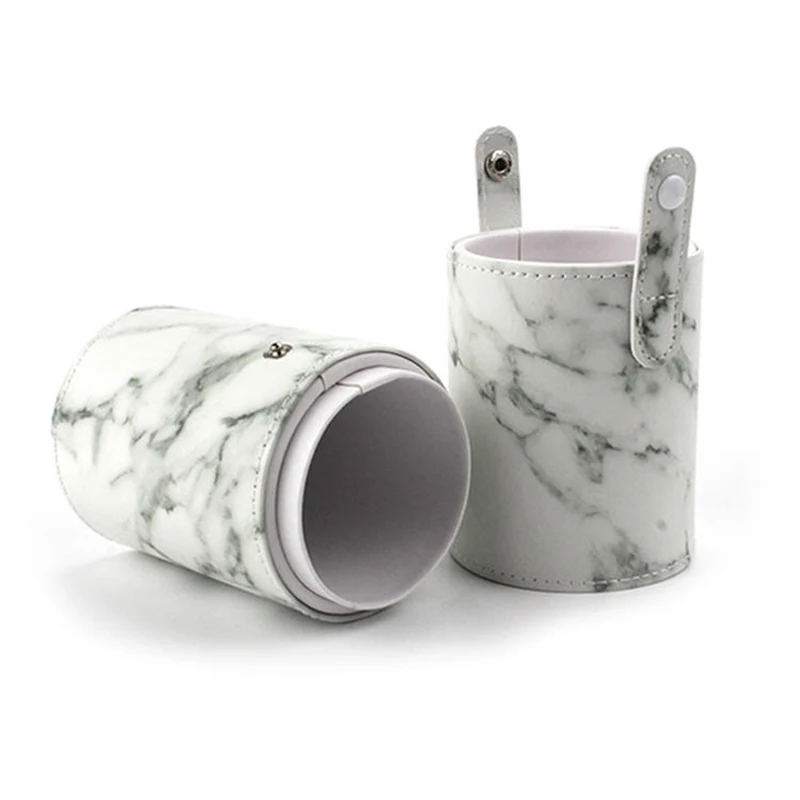 23 см искусственная кожа пустая Кисть для макияжа контейнер держатель сумки