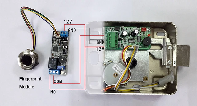 Scheda Controllo Impronte Digitali Bamberg K202 + R503 - DC12V, Basso Consumo - Foto 8