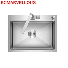 Evier Tarjas Para Wasbak Integral Waschbecken Portatil Cocina De Acero Inoxidable Fregadero Lavabo Cuba Pia Cozinha кухонная раковина