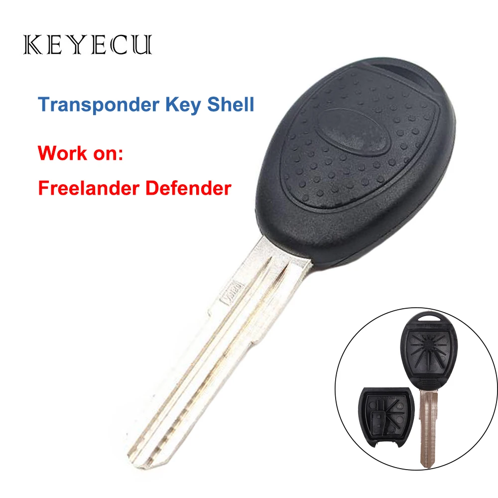 Keyecu Замена транспондера чехол брелок для Land Rover Freelander Defender 1998 1999 2000 2001 2002 2003 2004