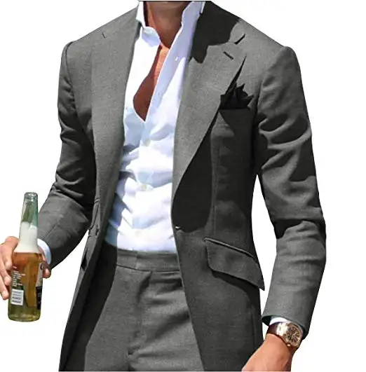 

Men's summer suit tailored light and breathable men's suit, custom men's summer wedding dress