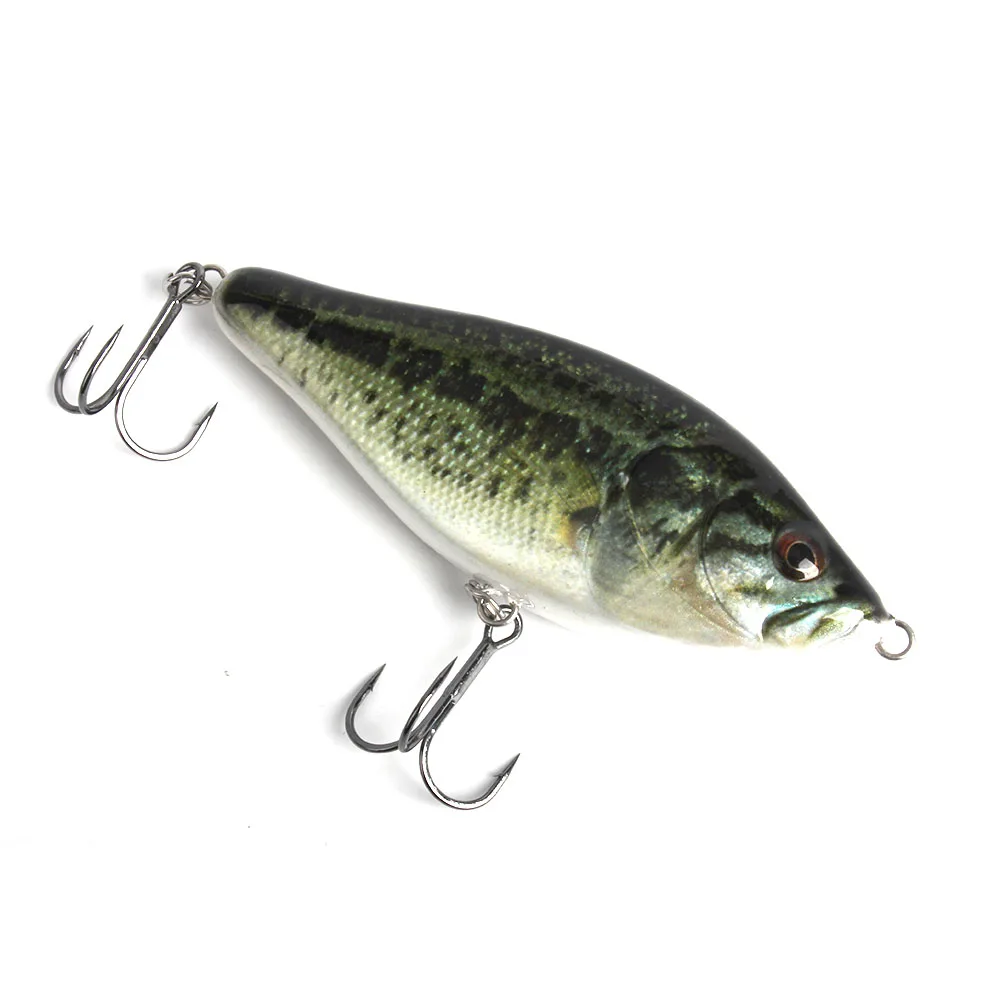 BIWAA RAFFAL 5 '飚 мм 75 г моноблок тонущий Swimbait bigbait Рыбацкая приманка glider планер Щука