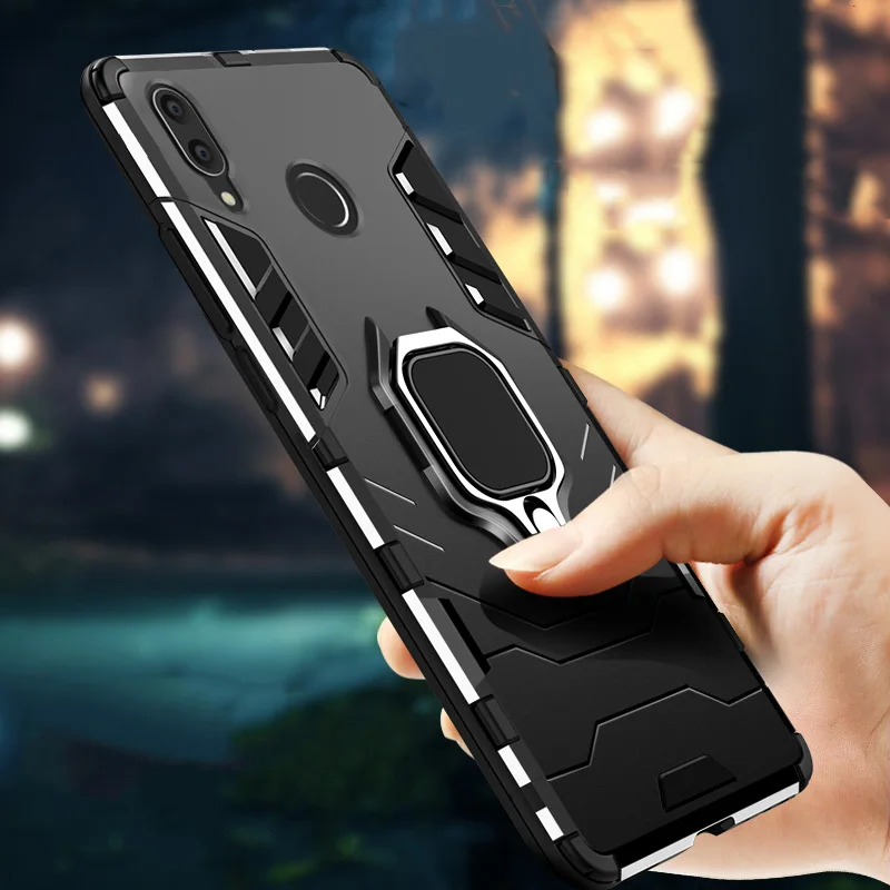 Противоударный чехол для Huawei P20 P30 Lite Mate 30 20 X Pro P9 с кольцом магнитный