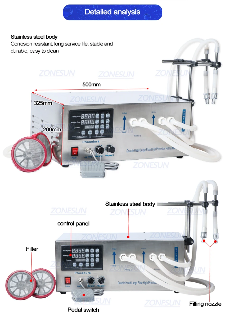 semi automatic filling machine