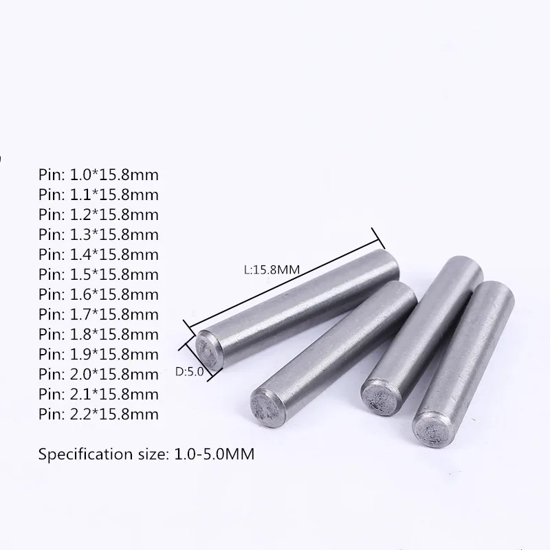 

Special Offer 100pcs/custom Specification Diameter 2.02-3.95MM Length 15.8MM Fixed Pin PCB Positioning Pin Roller Needle