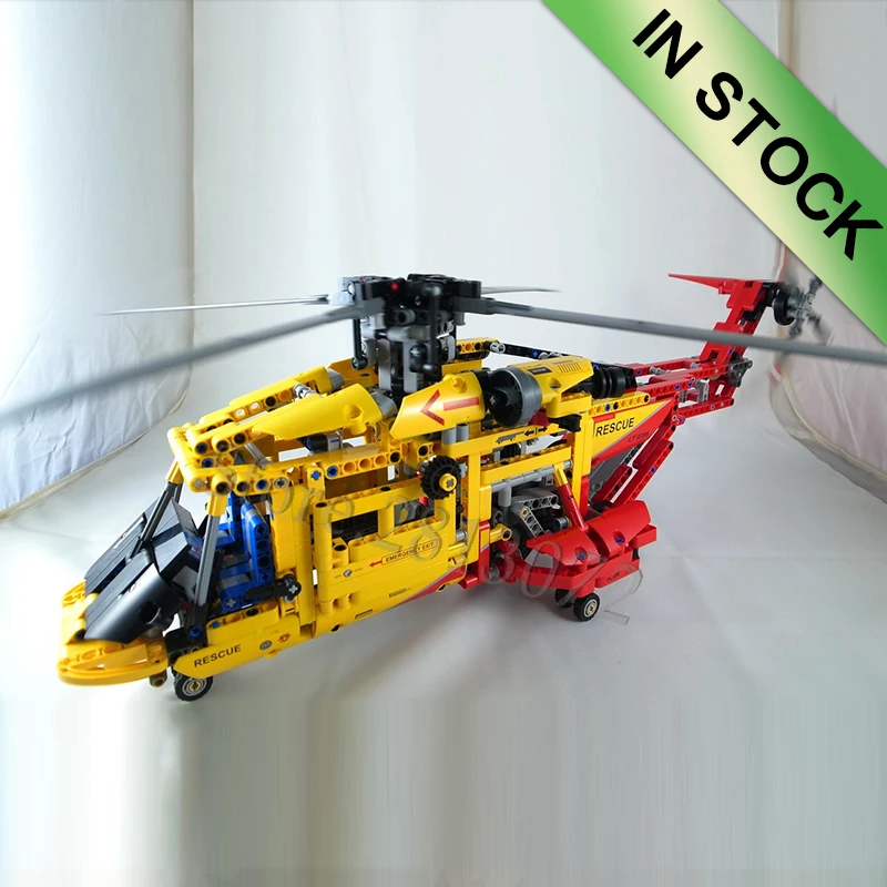 

3357 In Stock Technic Series Helicopter 1056Pcs Compatible With 9396 Building Blocks Bricks Educational Toys