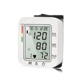 

automatic Sphygmomanometer Blood Pressure Monitor English voice broadcast Heart rate Tonometer Bp Monitors