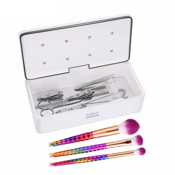

UV Sterilizer Nail Tools Box Make Up Brushes Shave Travel Device LED Organizer Comestics Clean Disinfection DIY Sterilizer