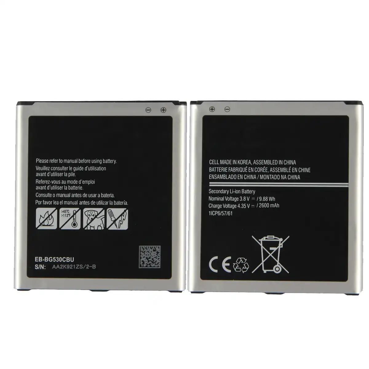 Original Battery For Samsung Galaxy J3 16 G530 J2 Prime J210 G532 J3110 G531 J5 15 On5 2600mah Phone Battery Mobile Phone Batteries Aliexpress