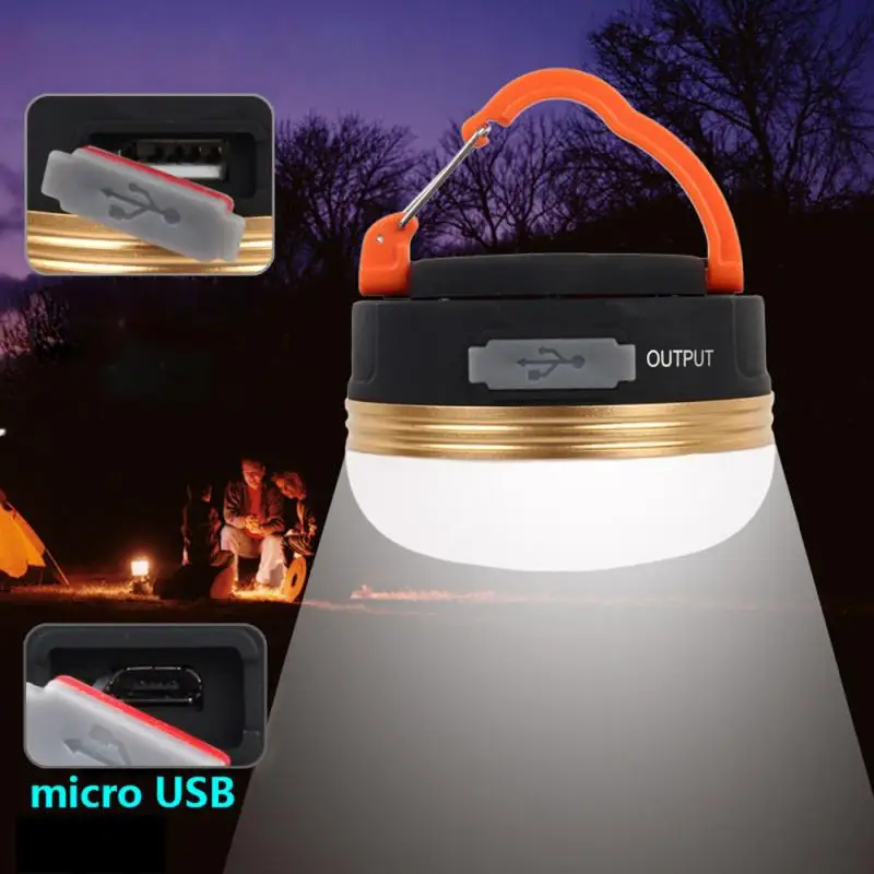 

Super Bright Waterproof Portable Camping Lantern USB Port Camping Tent Light 3w LEDS Lantern Camping Light With1800mAh Battery