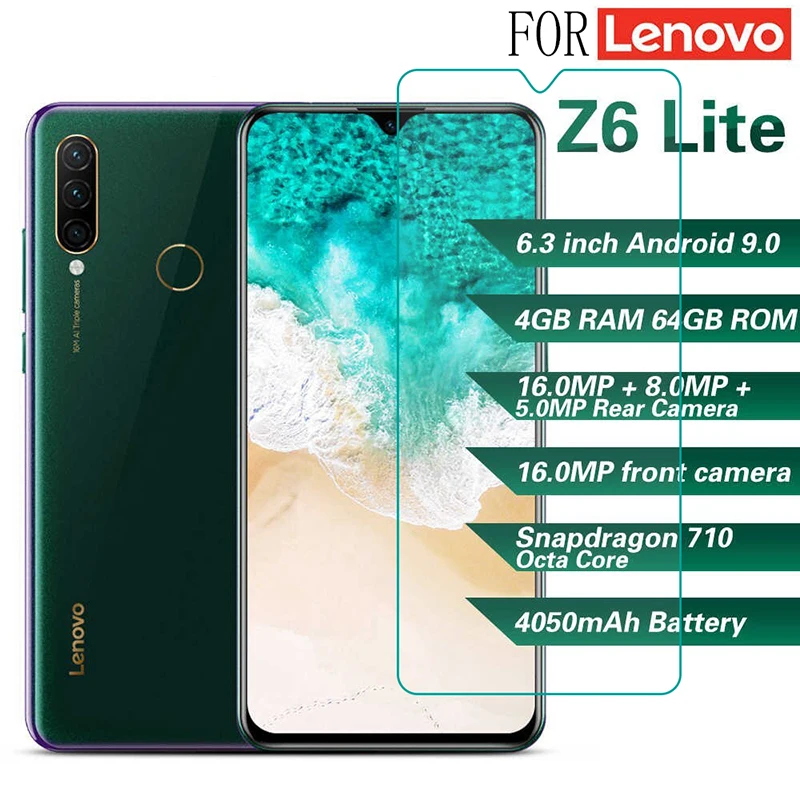 Закаленное стекло для Lenovo Z6 Lite / Youth 6 3 дюйма 9H 2.5D защитная пленка Взрывозащищенная