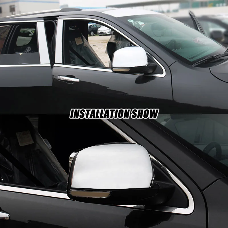 Для Jeep Grand Cherokee 2011 2012 2013 хром боковые зеркала заднего вида боковой двери зеркало заднего вида