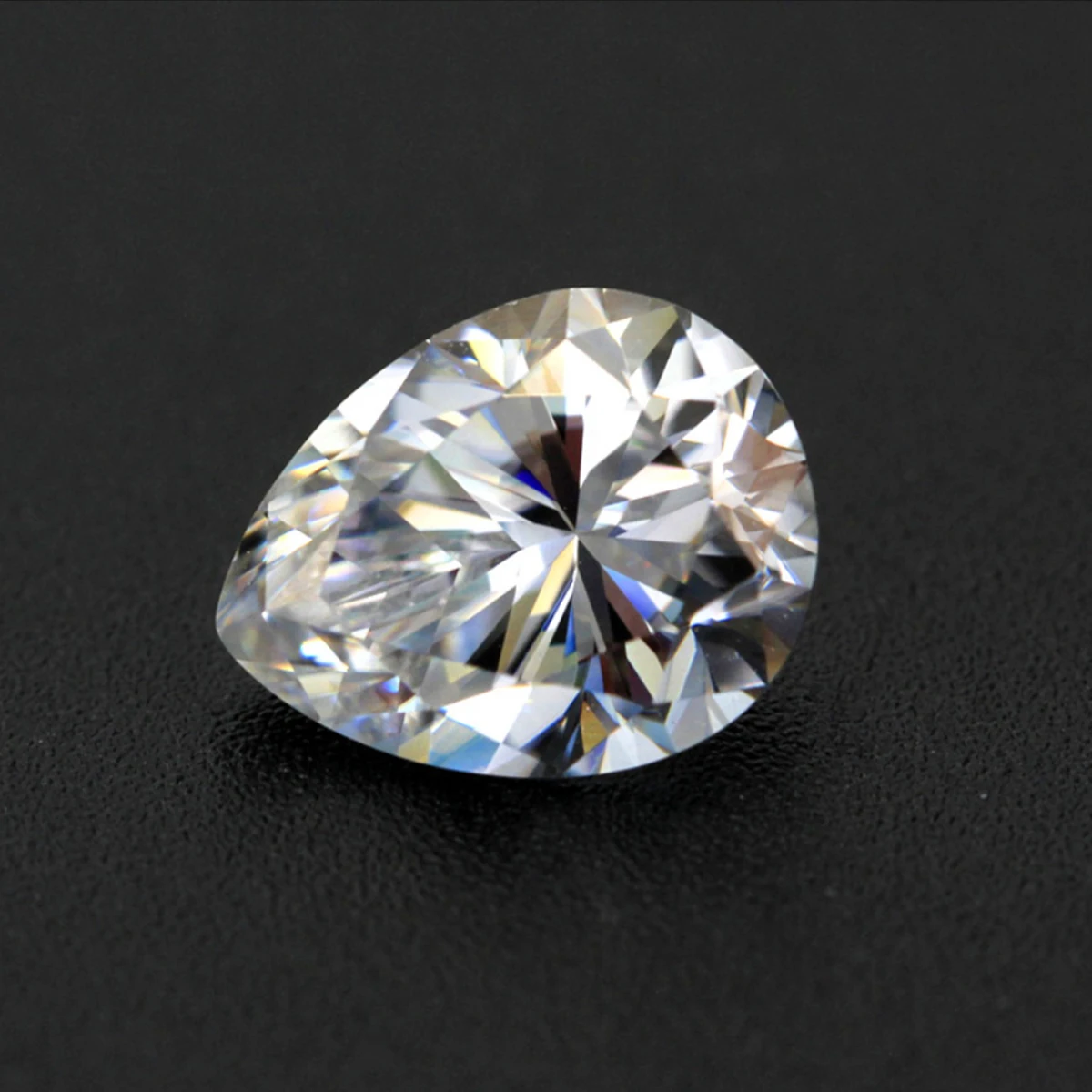 Szjinao Loose Gemstones Moissanite Stone 0.35ct To 13ct D Color VVS1 Pear Shaped Diamond For Jewelry Pass Moissanite Tester Gems