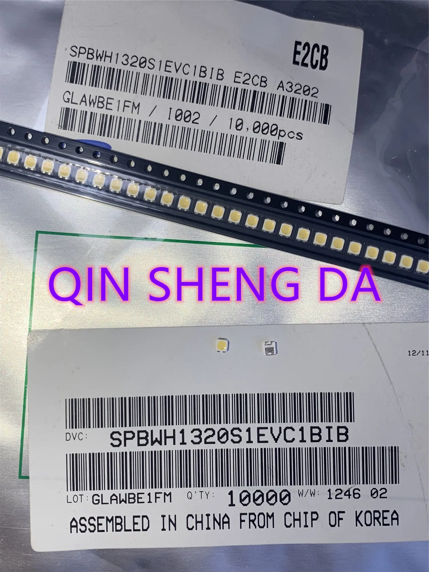 400 шт. для SAMSUNG 2828 светодиодный подсветка TT321A 1,5 Вт-3 Вт с зенером 3 в 3228 2828 холодный белый ЖК-подсветка для ТВ Приложение светодиодный