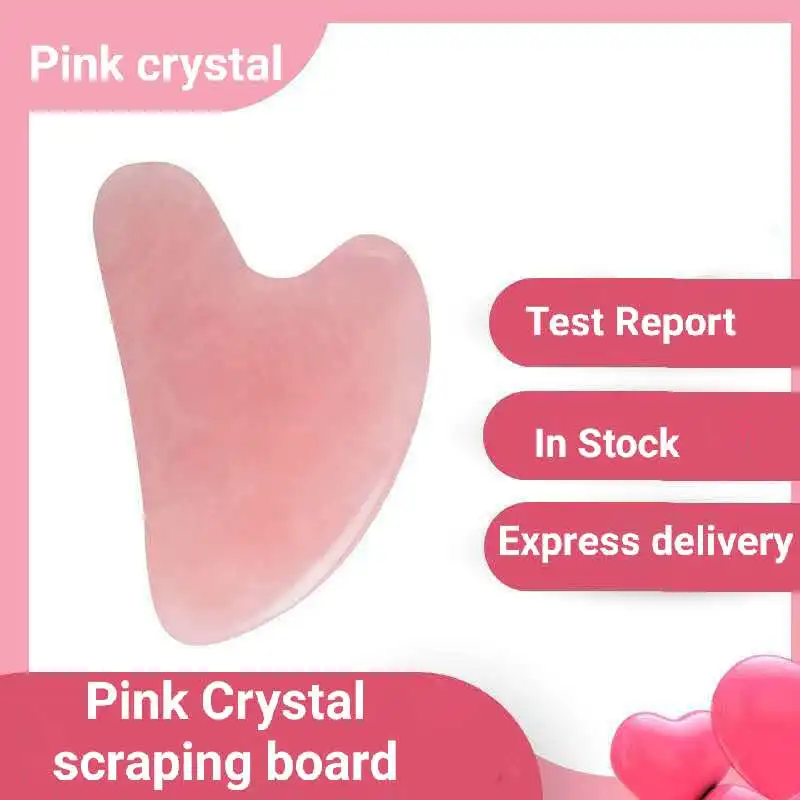 

Natural powder crystal Gua Sha Scraping Board Body Care Massage Tool Spa Acupuncture Scraper for Back Face Arm Leg