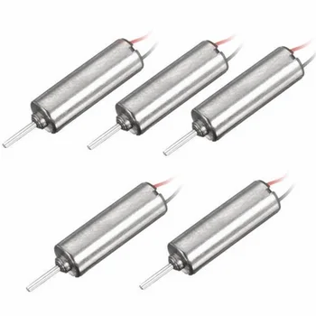 

5pcs DC 3.7V 66000RPM Wired Micro Coreless Motor for Model Toy
