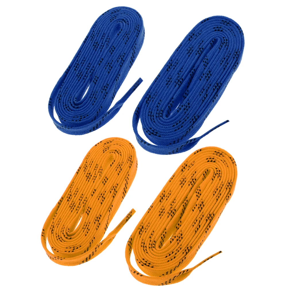2 Pairs Premium Sports Ice Hockey Skates Shoes Laces Shoelaces 120 Inch