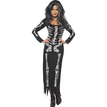 

costume long-sleeved skull costume costume costume costume costume performance cosplay costume