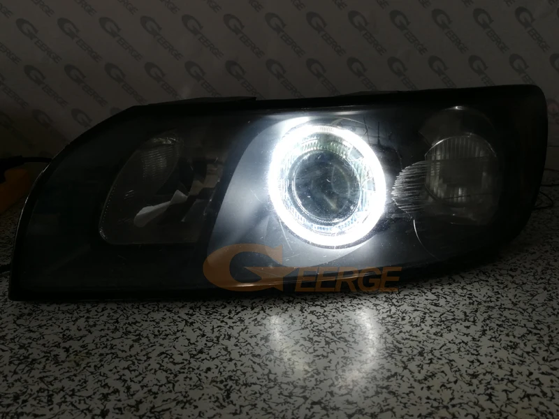 Для Volvo S40 II V50 2004 2005 2006 2007 предлицевая сторона отличный ультра яркий CCFL ангельские