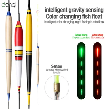 

Smart Led Fishing Float USB Charger Rechargeable Electrons Battery Fish Automatically Remind Color Change Night Fishing Buoy