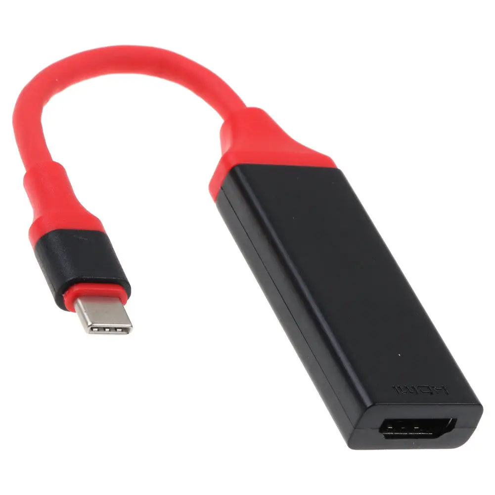 Тип C к HDMI Женский легко установить USB 3,1 портативный играть и подключить высокой четкости 4K Компьютерные аксессуары Кабель-адаптер