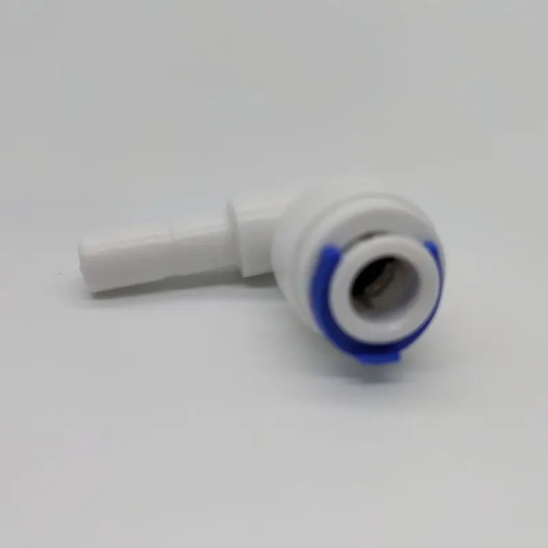 1/4 ''быстрое соединение 1/4'' OD PE штуцер трубы пластиковый RO воды локоть