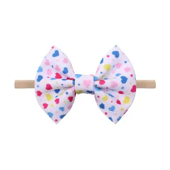 

free shipping 16pcs 4inch easter headbands St patrick days big hair bows with girl headbands