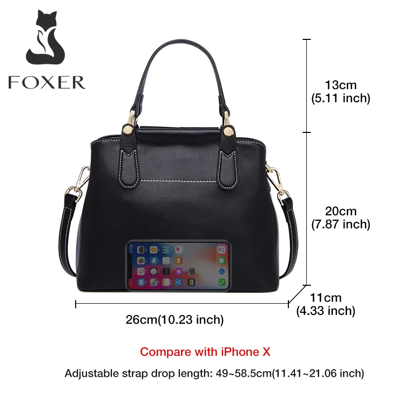 Foxer Diasy Women Leather Handbag