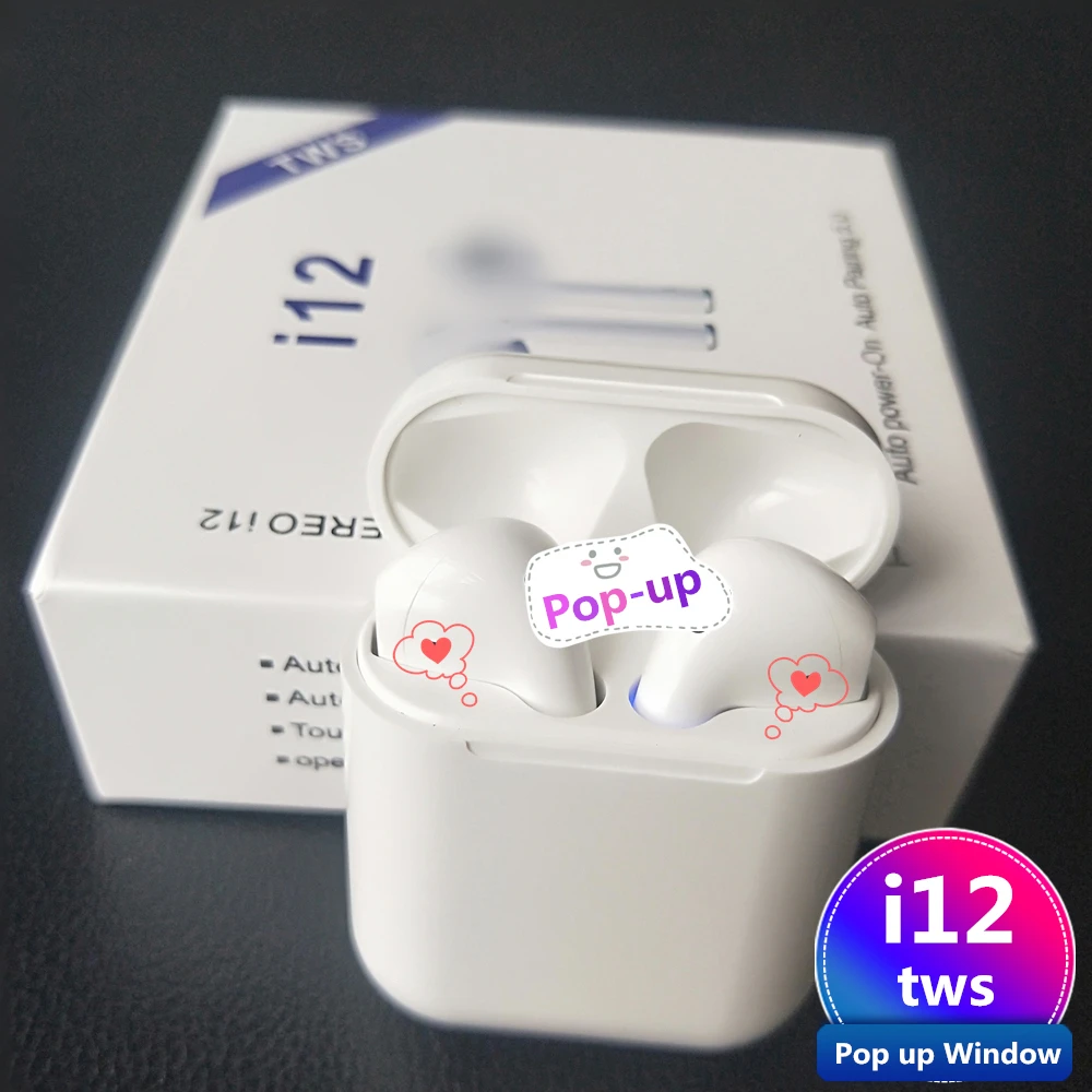 721.33руб. 27% СКИДКА|Оригинальные мини портативные i12 TWS спортивные HIFI стерео гарнитура для iPhone наушники Bluetooth беспроводные наушники в ухо-in Наушники и гарнитуры from Бытовая электроника on AliExpress - 11.11_Double 11_Singles' Day