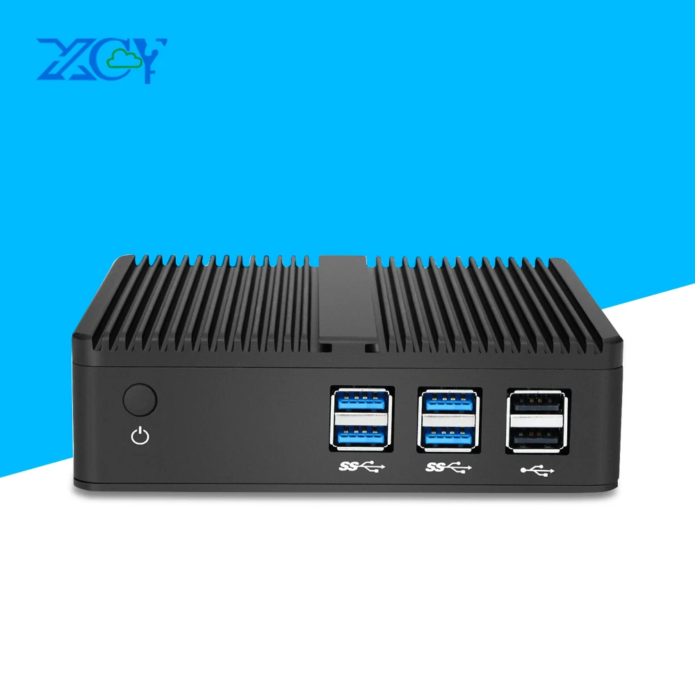 Мини компьютер без вентилятора XCY Intel Win 10 7 Core i7 i5 4200Y HTPC Linux Micro настольные