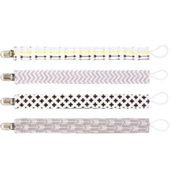 

Baby Anti-drop Pacifier Chain Baby Pacifier Clip Double Layer European American Pacifiers Anti-drop Belt Skin-friendly Fabric