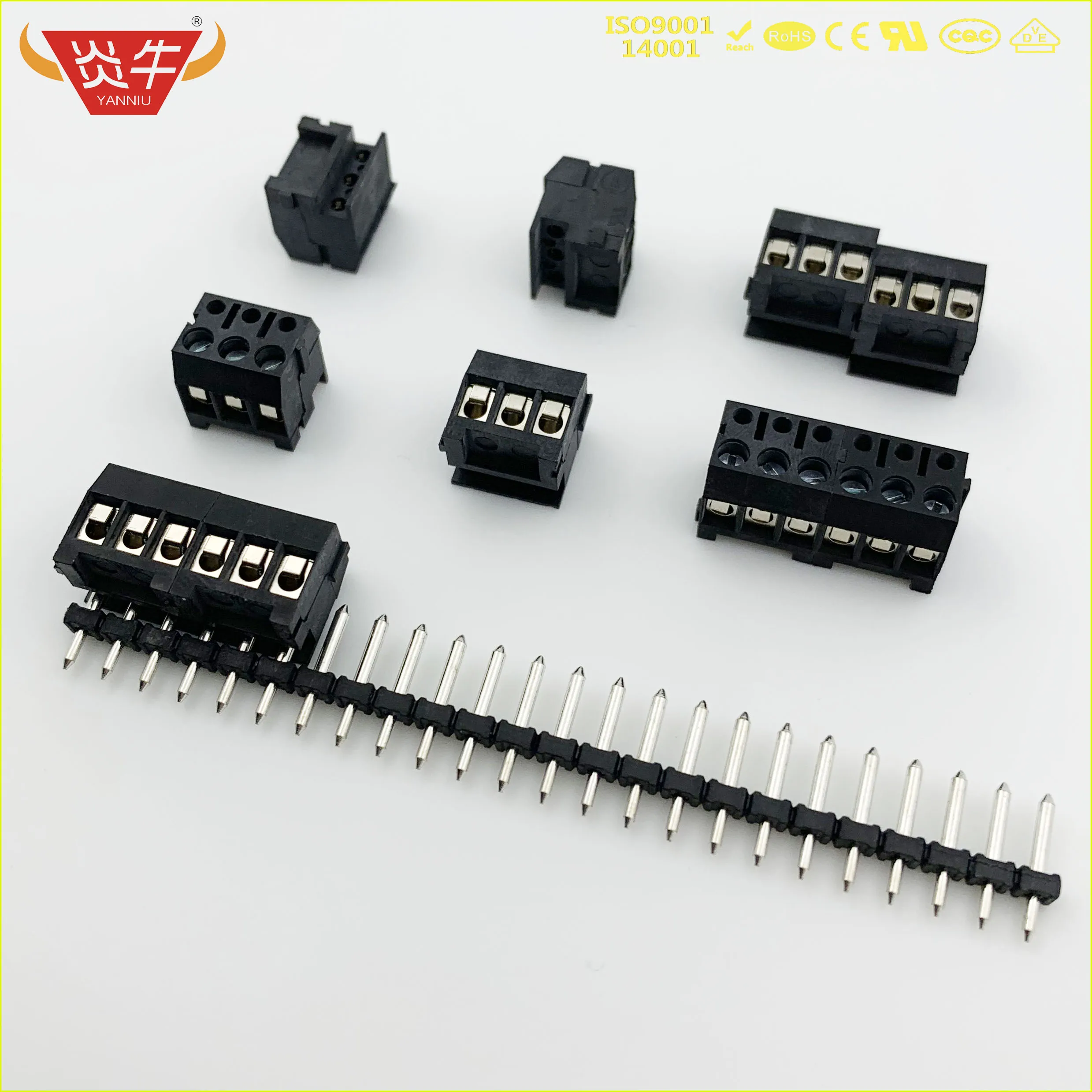 3 Pwb Conector Universal Parafuso Blocos Terminais Dg333k Dg333j 3.5mm 2pin De12pin Phoenix Contato Degson Kf332k Kf332j 3.5 2 p