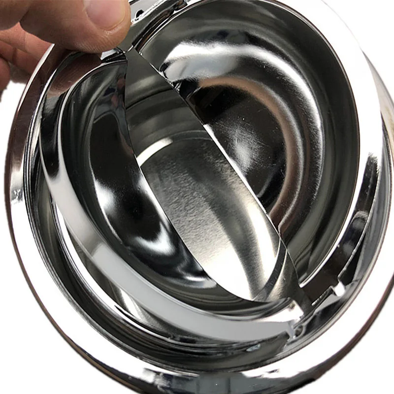 Posacenere Da Esterno Qerwsdty Regolabile - Antivento Con Coperchio, Colore Giallo, Per Cortile E Giardino - Foto 5