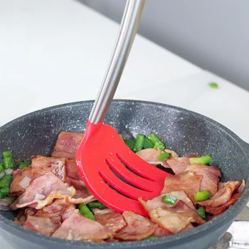 

Silicone cookware set with stand, non-stick cookware set, heat resistant cookware with stainless steel handle