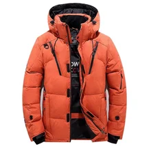 

New Parka Down Winter Warm Outdoor Sports Coat High Quality Overcoart Thick Puffer Stand Thick Hat Fashion Down Jacket Men