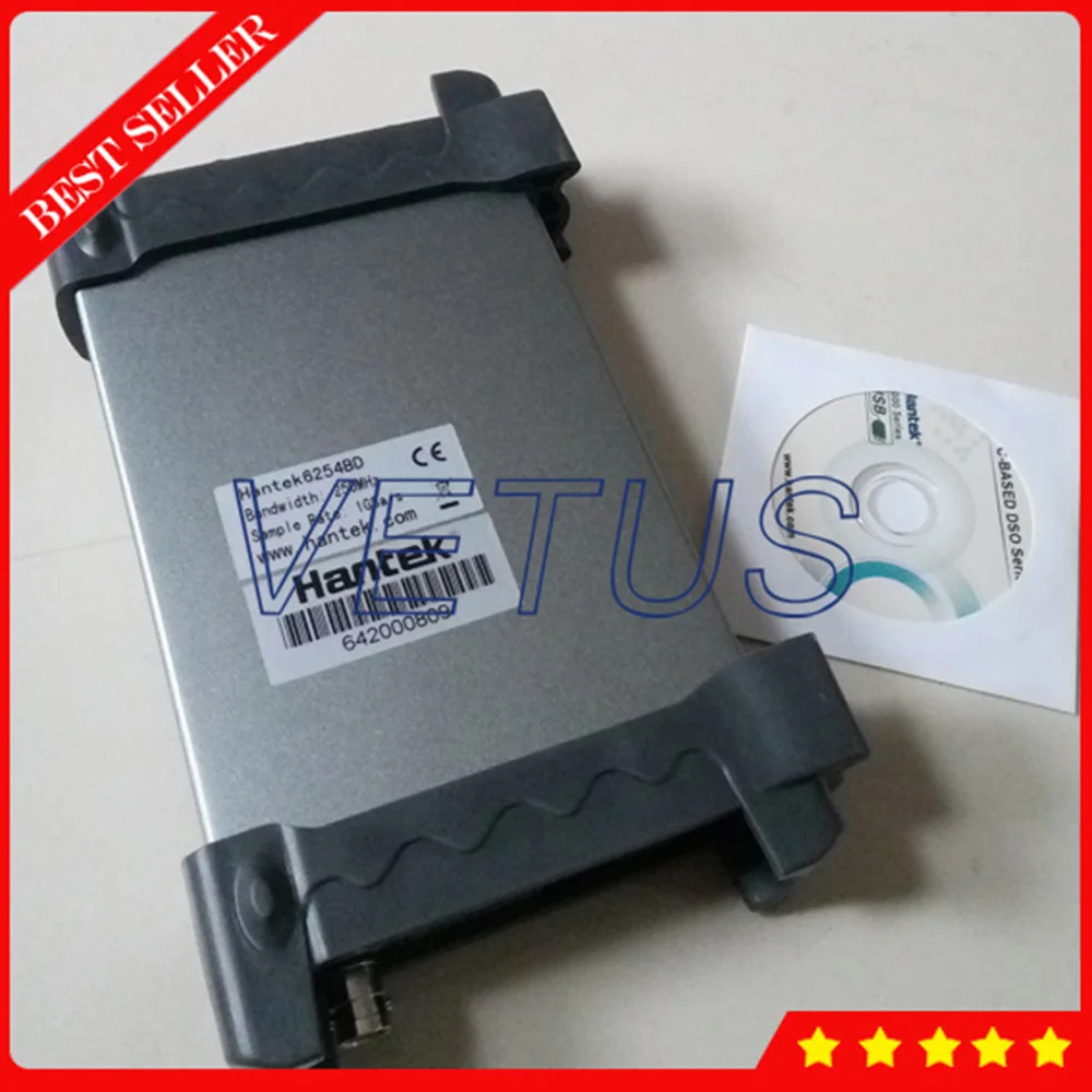 Hantek 6254BD usb осциллограф с цифровым хранением Виртуальный 250 МГц полоса