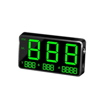 

Motorcycles Universal Digital Car HUD Head Up Display GPS Speedometer Over Speed L9BC