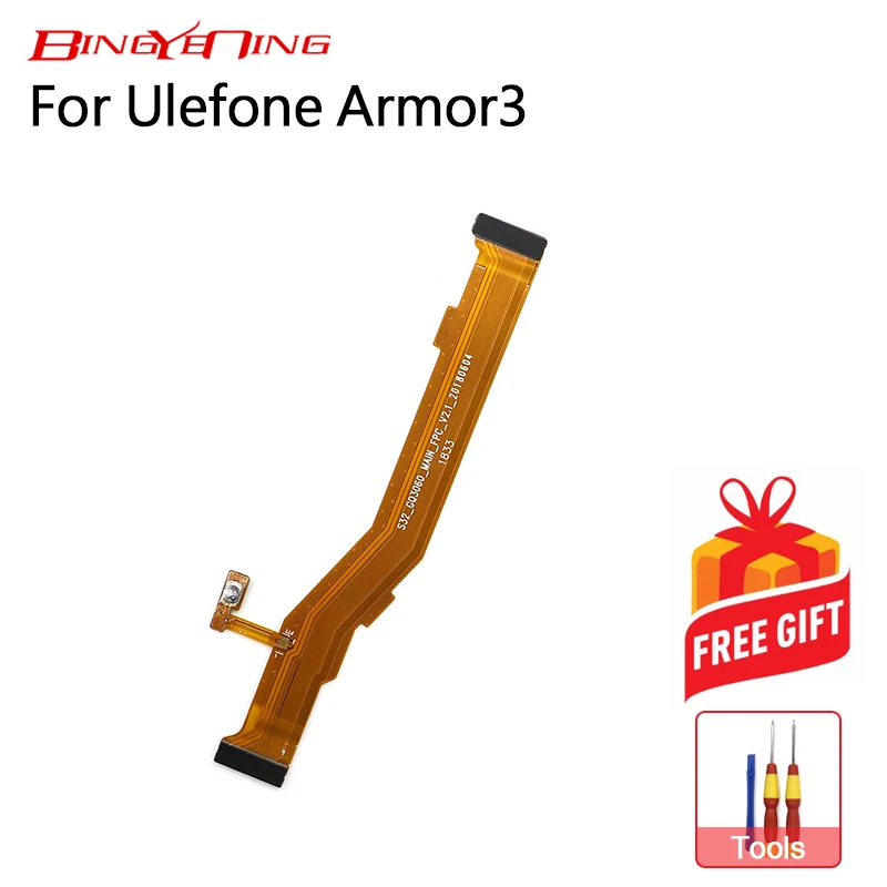 

BingYeNing New Original For Ulefone Armor 3 Main Ribbon Flex Cable FPC Accessories+PTT key cable