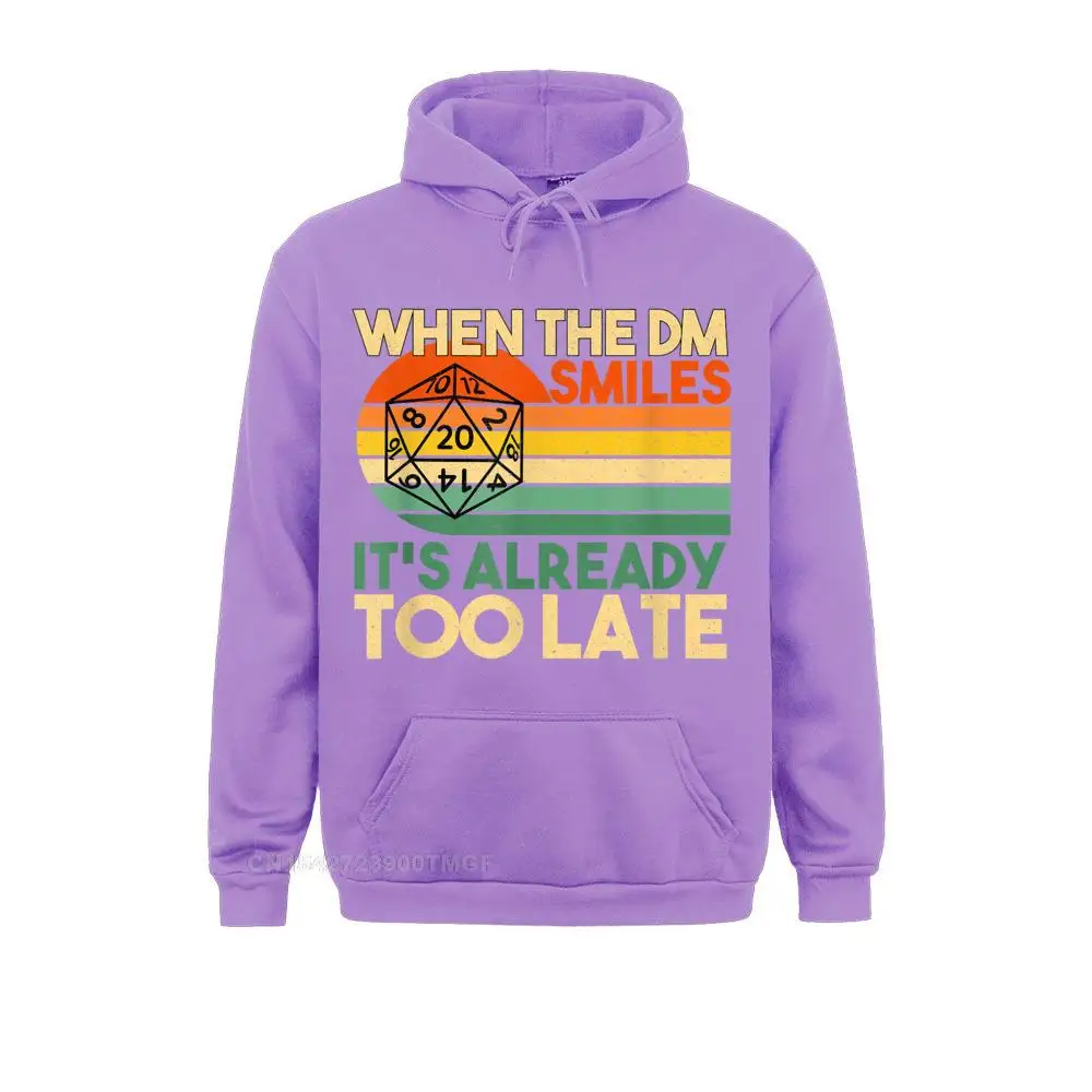 When The DM Smiles Funny Dungeon Eye RPG Dice Dragon Gift T-Shirt__B8705 Brand Casual Sweatshirts  Long Sleeve Hoodies for Men Hoods Summer When The DM Smiles Funny Dungeon Eye RPG Dice Dragon Gift T-Shirt__B8705purple