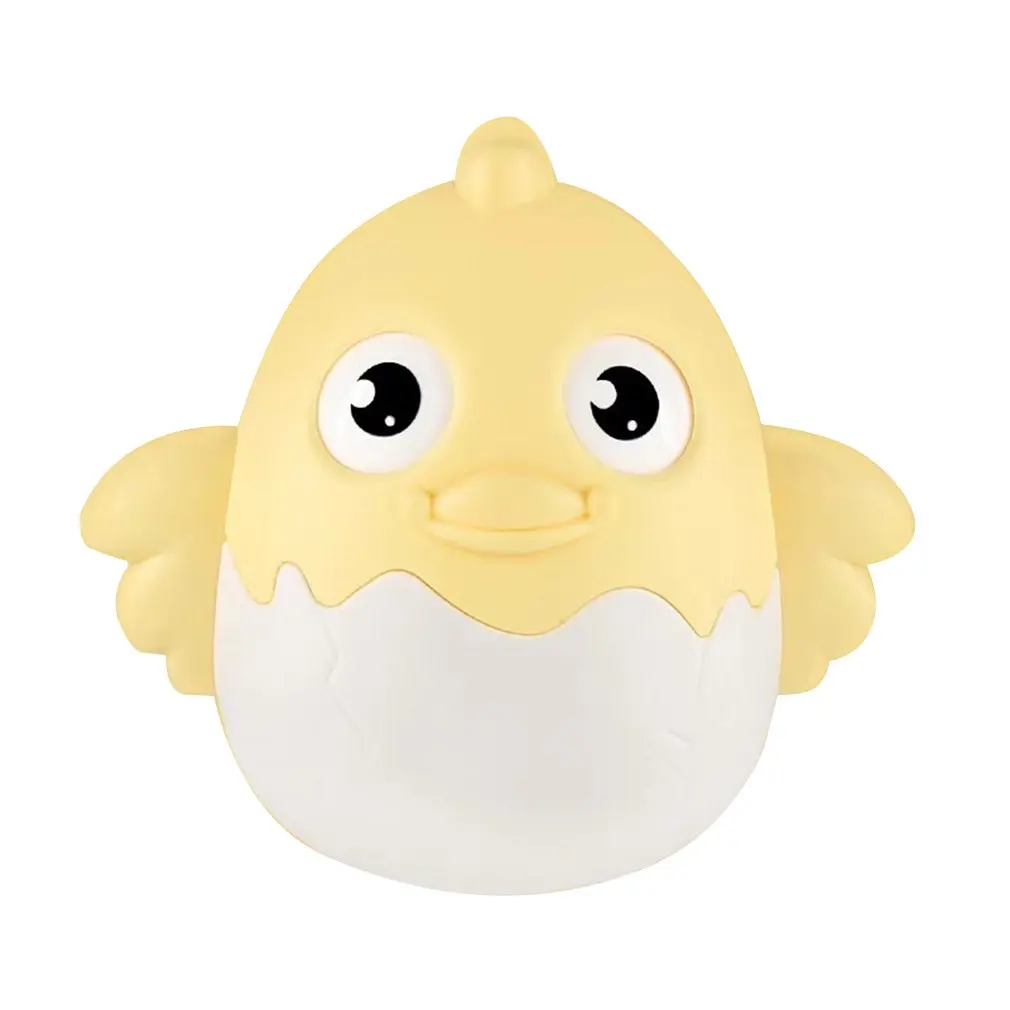 yellow Забавная игрушка в форме курицы, может моргнуть и кивать, игрушка для питомца, детская погремушка, развивающие игрушки, Подарочные игрушки, погремушки - Цвет: yellow