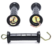

1 PCS Heavy Duty Electric Fence Arch Hook Gate Handle Spring Inside Insulator