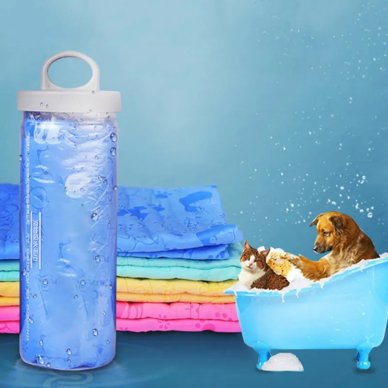 Сушильное полотенце для собак, кошек, переносное ультраабсорбирующее банное полотенце для собак, замшевое полотенце для собак, ПВА, товары для уборки домашних животных