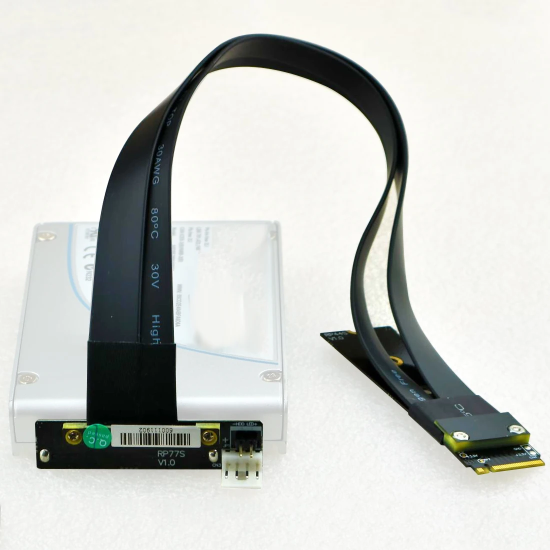 Riser Card U2 SFF 8639 (U.2) на M.2 для NVMe NGFF Key M M2 адаптер ленточный удлинитель Кабель U.2 NVME SSD