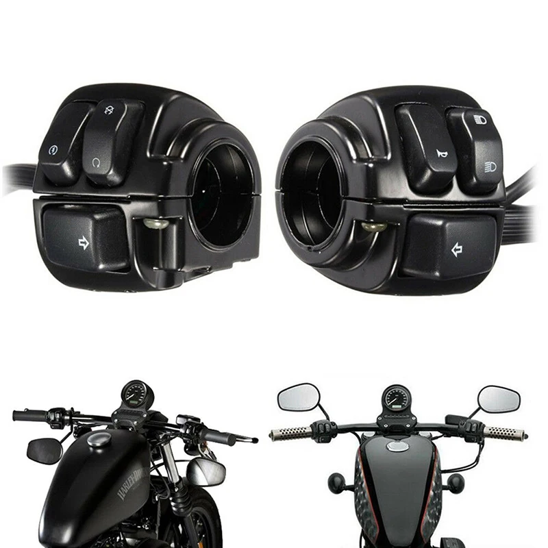 

Durable Motorcycle Handlebar Turn Signal Control Switch For Harley XL883 Sportster